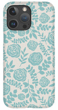 Load image into Gallery viewer, Baby Blue Floral Pattern - Phone Case