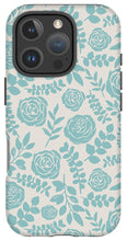 Load image into Gallery viewer, Baby Blue Floral Pattern - Phone Case