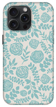 Load image into Gallery viewer, Baby Blue Floral Pattern - Phone Case