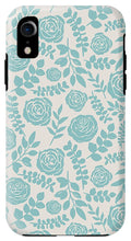 Load image into Gallery viewer, Baby Blue Floral Pattern - Phone Case