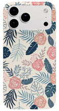 Load image into Gallery viewer, Blue and Blush Tropical Floral Pattern - Phone Case