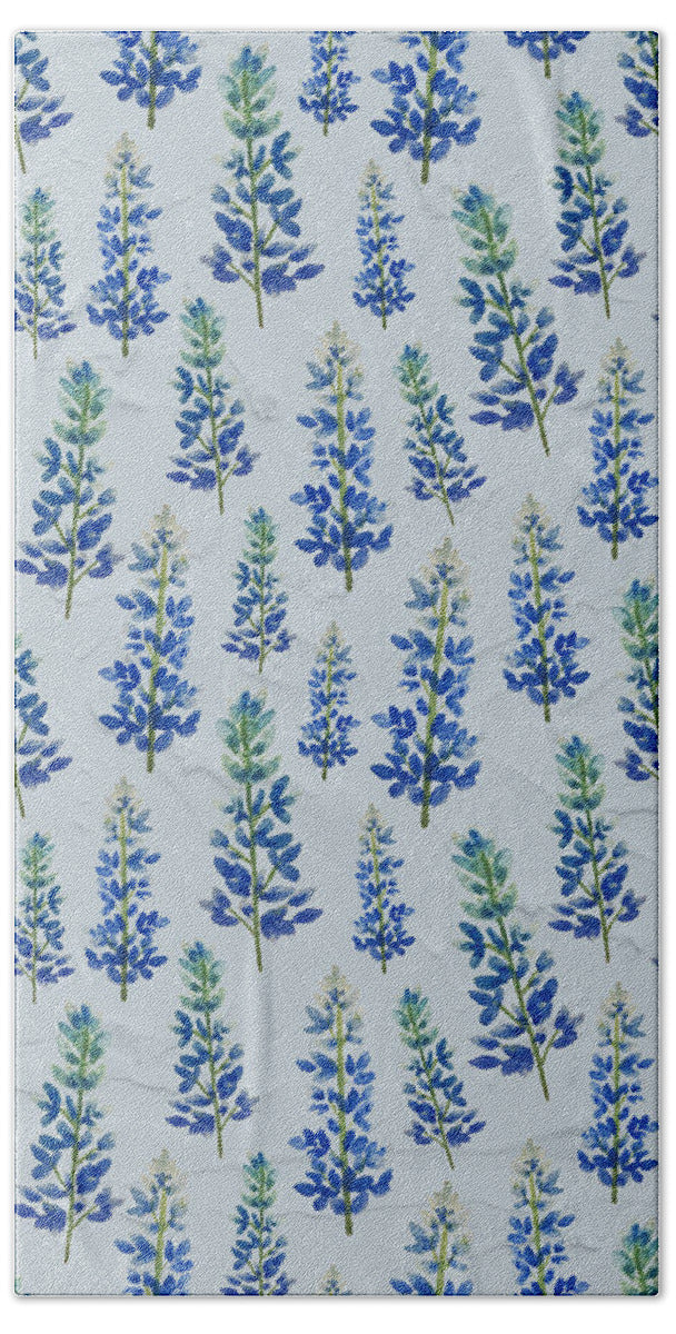 Blue Bonnets - Beach Towel