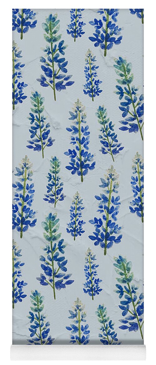 Blue Bonnets - Yoga Mat