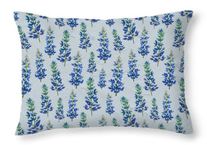 Blue Bonnets - Throw Pillow