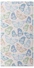 Load image into Gallery viewer, Blue Butterfly Pattern - Beach Towel
