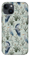Load image into Gallery viewer, Blue Heron Pattern - Phone Case