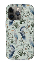 Load image into Gallery viewer, Blue Heron Pattern - Phone Case