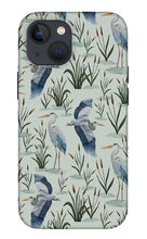 Load image into Gallery viewer, Blue Heron Pattern - Phone Case