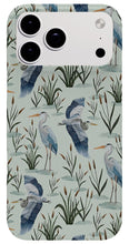 Load image into Gallery viewer, Blue Heron Pattern - Phone Case