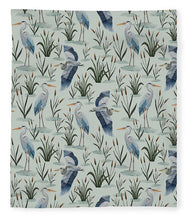 Load image into Gallery viewer, Blue Heron Pattern - Blanket