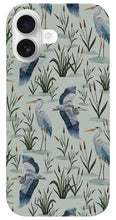 Load image into Gallery viewer, Blue Heron Pattern - Phone Case