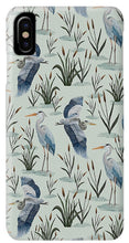 Load image into Gallery viewer, Blue Heron Pattern - Phone Case