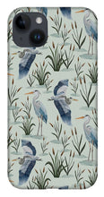 Load image into Gallery viewer, Blue Heron Pattern - Phone Case
