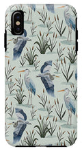 Load image into Gallery viewer, Blue Heron Pattern - Phone Case
