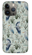 Load image into Gallery viewer, Blue Heron Pattern - Phone Case