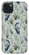 Load image into Gallery viewer, Blue Heron Pattern - Phone Case