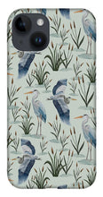 Load image into Gallery viewer, Blue Heron Pattern - Phone Case