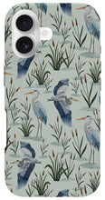 Load image into Gallery viewer, Blue Heron Pattern - Phone Case
