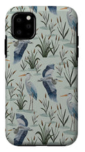 Load image into Gallery viewer, Blue Heron Pattern - Phone Case