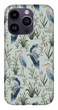 Load image into Gallery viewer, Blue Heron Pattern - Phone Case
