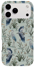 Load image into Gallery viewer, Blue Heron Pattern - Phone Case