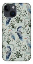 Load image into Gallery viewer, Blue Heron Pattern - Phone Case