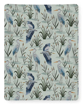 Load image into Gallery viewer, Blue Heron Pattern - Blanket