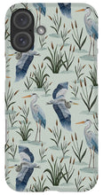 Load image into Gallery viewer, Blue Heron Pattern - Phone Case