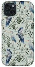 Load image into Gallery viewer, Blue Heron Pattern - Phone Case