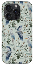Load image into Gallery viewer, Blue Heron Pattern - Phone Case