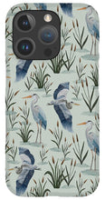 Load image into Gallery viewer, Blue Heron Pattern - Phone Case