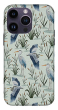 Load image into Gallery viewer, Blue Heron Pattern - Phone Case