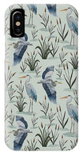 Load image into Gallery viewer, Blue Heron Pattern - Phone Case