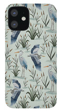 Load image into Gallery viewer, Blue Heron Pattern - Phone Case