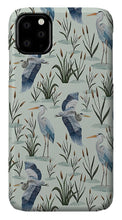 Load image into Gallery viewer, Blue Heron Pattern - Phone Case