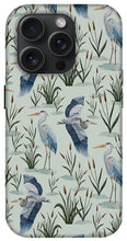 Load image into Gallery viewer, Blue Heron Pattern - Phone Case