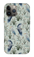 Load image into Gallery viewer, Blue Heron Pattern - Phone Case