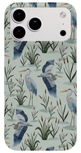Load image into Gallery viewer, Blue Heron Pattern - Phone Case