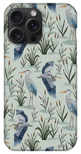 Load image into Gallery viewer, Blue Heron Pattern - Phone Case