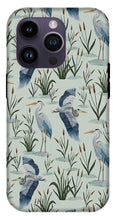 Load image into Gallery viewer, Blue Heron Pattern - Phone Case