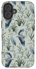 Load image into Gallery viewer, Blue Heron Pattern - Phone Case