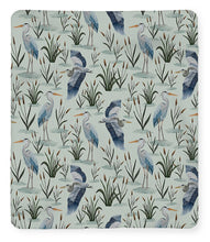 Load image into Gallery viewer, Blue Heron Pattern - Blanket