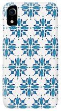 Load image into Gallery viewer, Blue Watercolor Tile Pattern - Phone Case