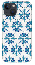 Load image into Gallery viewer, Blue Watercolor Tile Pattern - Phone Case
