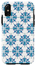 Load image into Gallery viewer, Blue Watercolor Tile Pattern - Phone Case