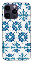 Load image into Gallery viewer, Blue Watercolor Tile Pattern - Phone Case