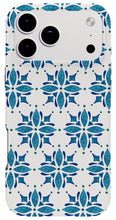 Load image into Gallery viewer, Blue Watercolor Tile Pattern - Phone Case