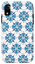 Load image into Gallery viewer, Blue Watercolor Tile Pattern - Phone Case