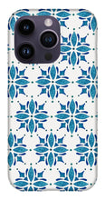 Load image into Gallery viewer, Blue Watercolor Tile Pattern - Phone Case