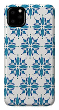 Load image into Gallery viewer, Blue Watercolor Tile Pattern - Phone Case